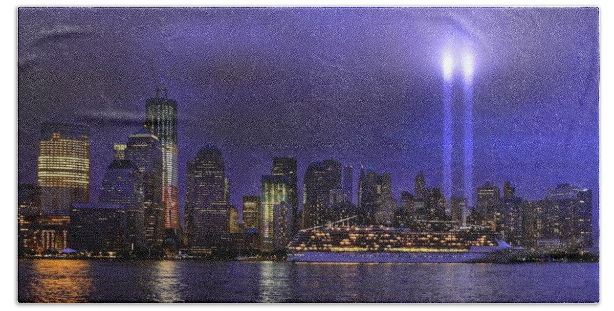 New York Beach Towel featuring the photograph New York #7 by Jackie Russo