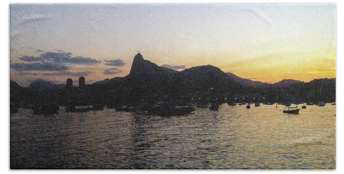 Sunset Beach Towel featuring the photograph Rio de Janeiro #8 by Cesar Vieira