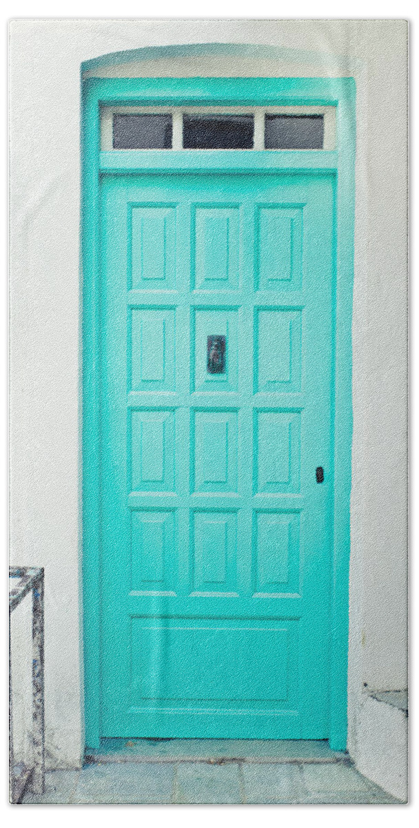 Address Beach Towel featuring the photograph Front door #9 by Tom Gowanlock