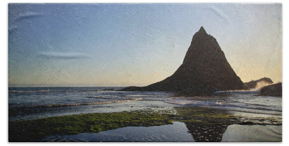 Martins Beach Beach Towel featuring the photograph A Long Lonely Time by Laurie Search