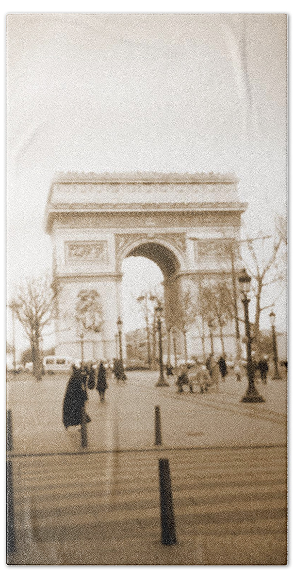 Paris Beach Towel featuring the photograph A Walk Through Paris 3 by Mike McGlothlen