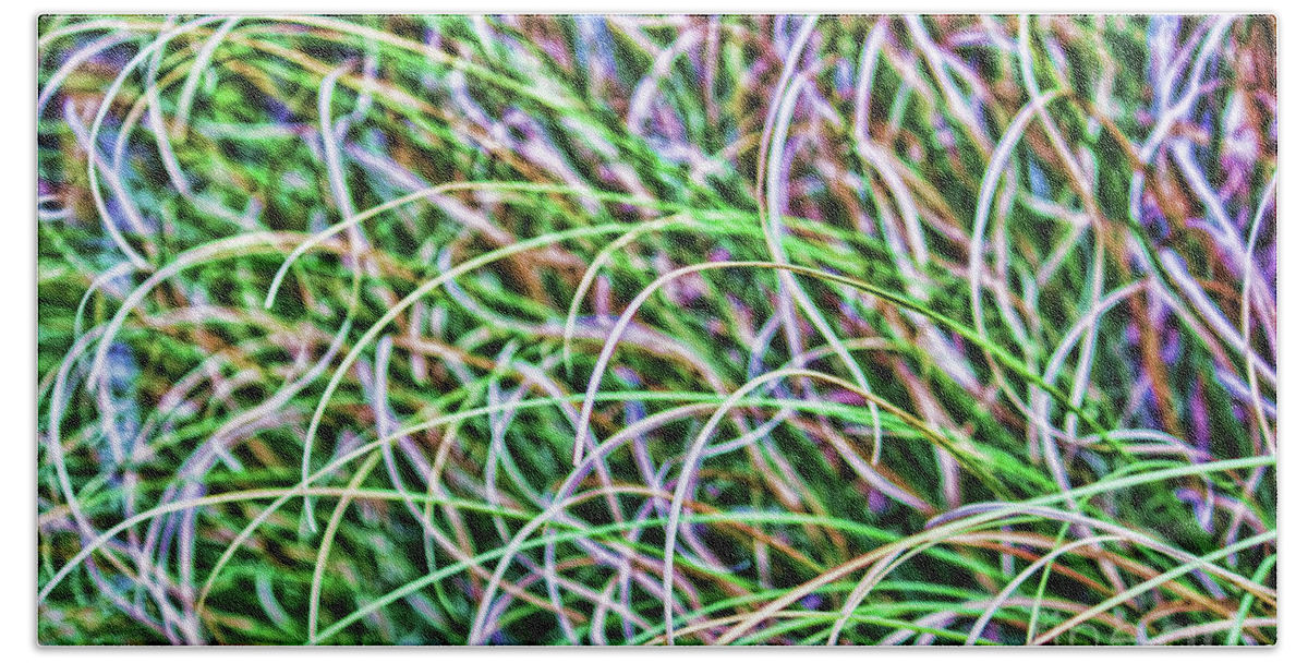 Pompous Grass Beach Sheet featuring the photograph Abstract Grass by Roberta Byram
