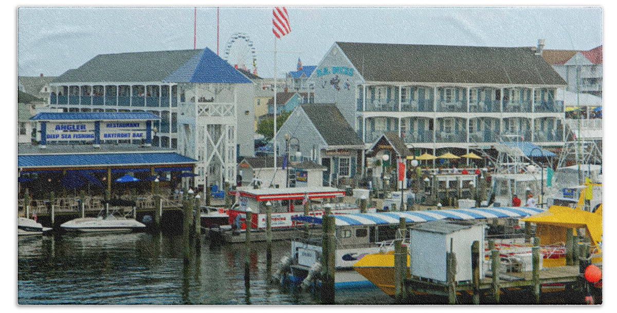 Marina Beach Towel featuring the photograph Adult Fun - Ocean City MD by Emmy Marie Vickers