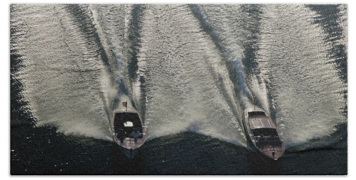 Boat Beach Sheet featuring the photograph Aerial Wash by Steven Lapkin