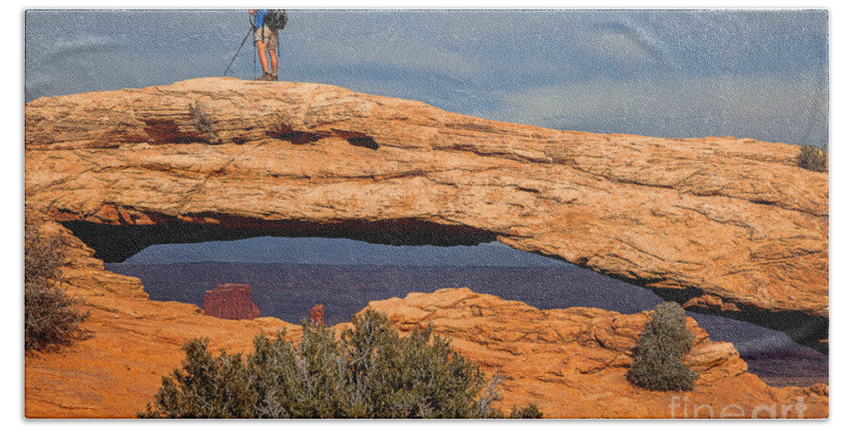 Mesa Arch Beach Towel featuring the photograph Afternoon Exposure by Jim Garrison