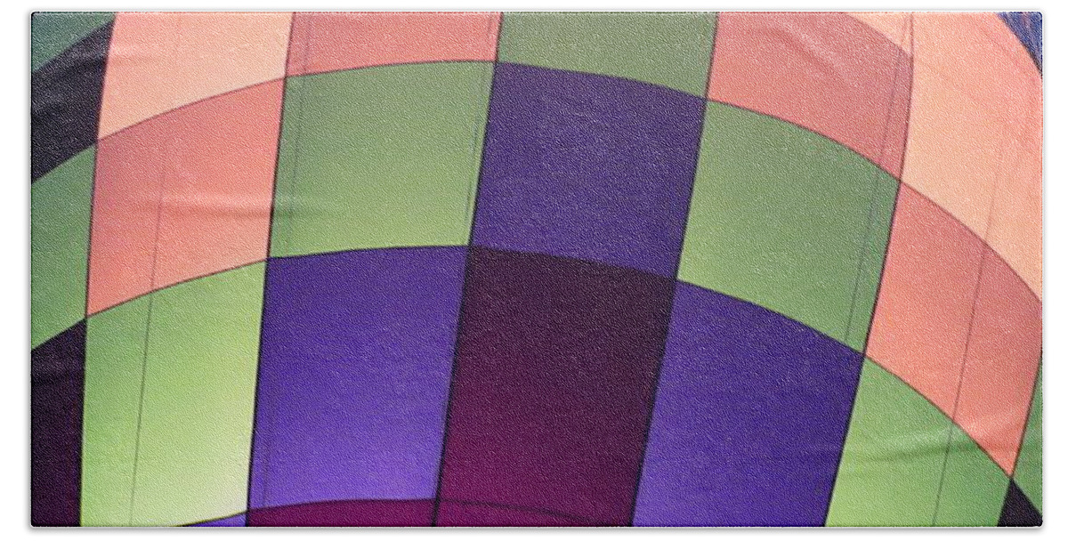 Hot Air Beach Towel featuring the digital art Air Balloon by Kathleen Illes
