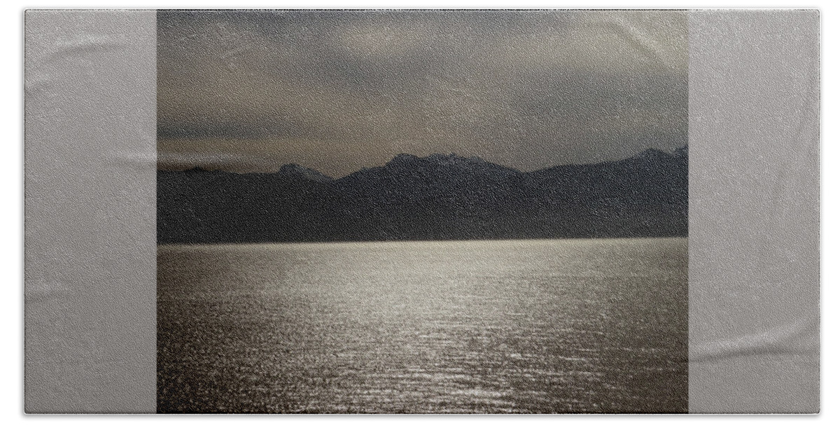 Photo Beach Towel featuring the photograph Alaska at dusk by Kathlene Melvin