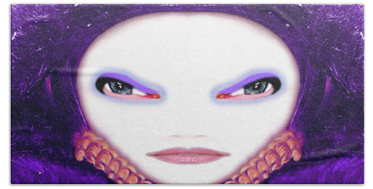 Inspiration Beach Towel featuring the photograph Alien Mom #194 by Barbara Tristan
