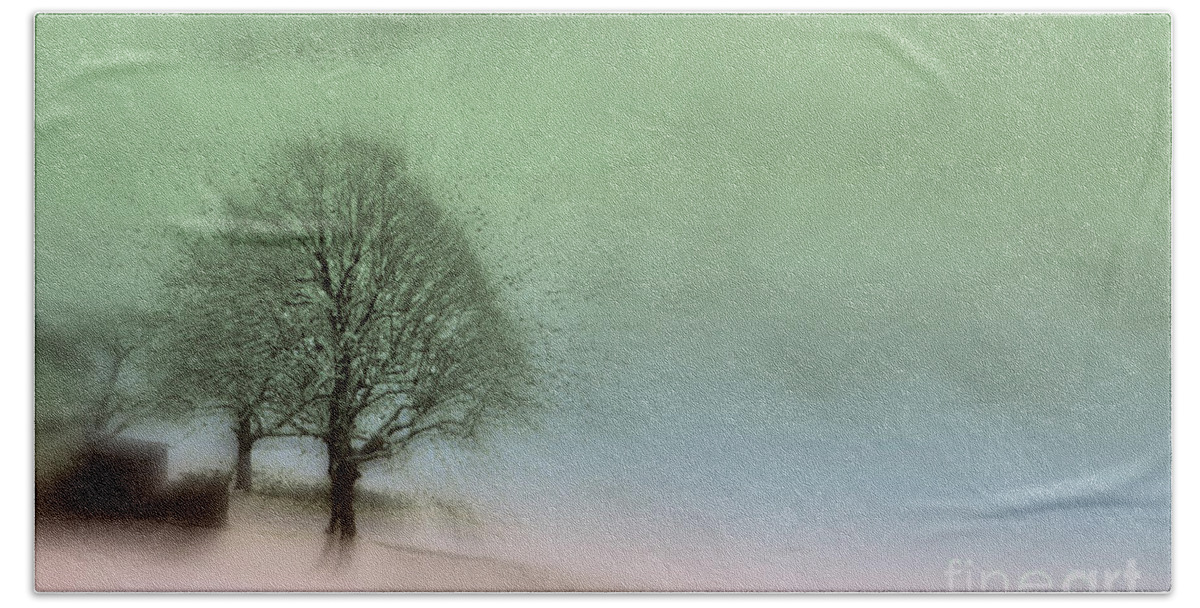 Almost A Dream Beach Towel featuring the photograph Almost a dream - Winter in Switzerland by Susanne Van Hulst