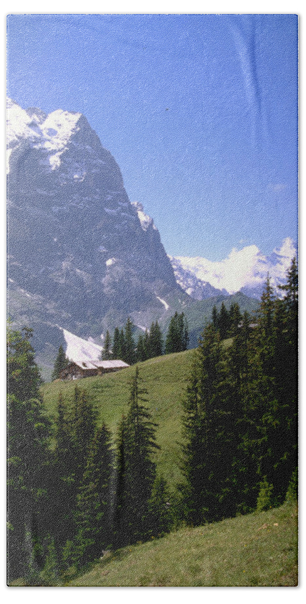 Alps Beach Towel featuring the photograph Alps by Flavia Westerwelle