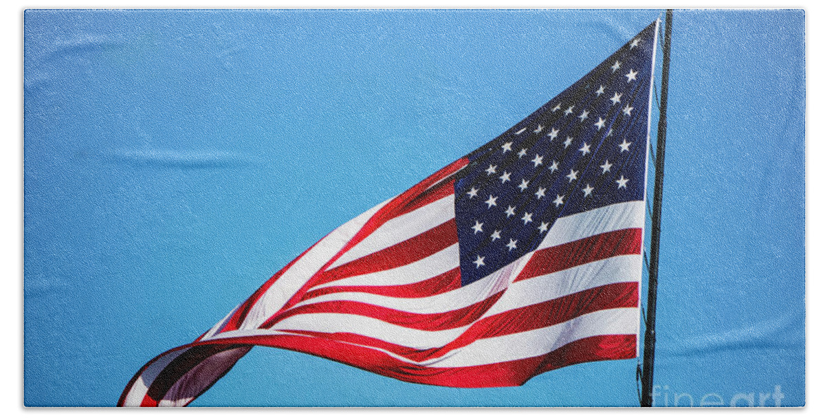 Usa Beach Towel featuring the photograph American Flag #3 by Kevin Gladwell