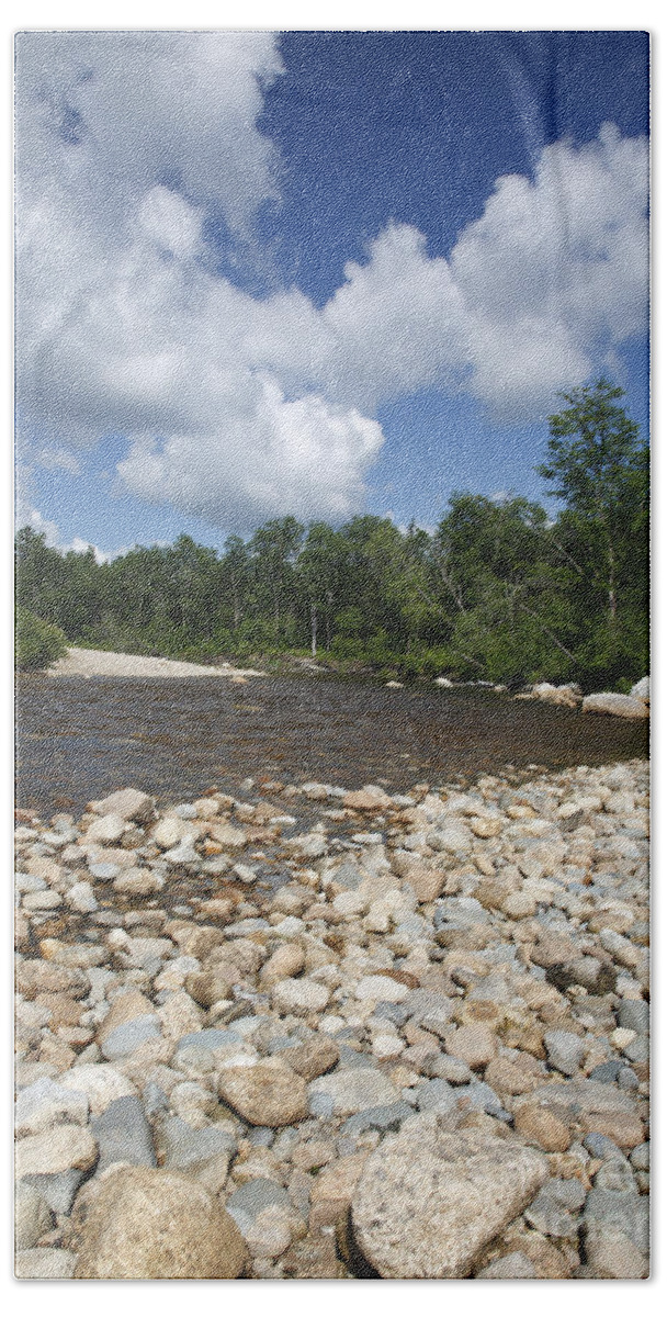 New England Beach Towel featuring the photograph Ammonoosuc River - Carroll New Hampshire USA by Erin Paul Donovan