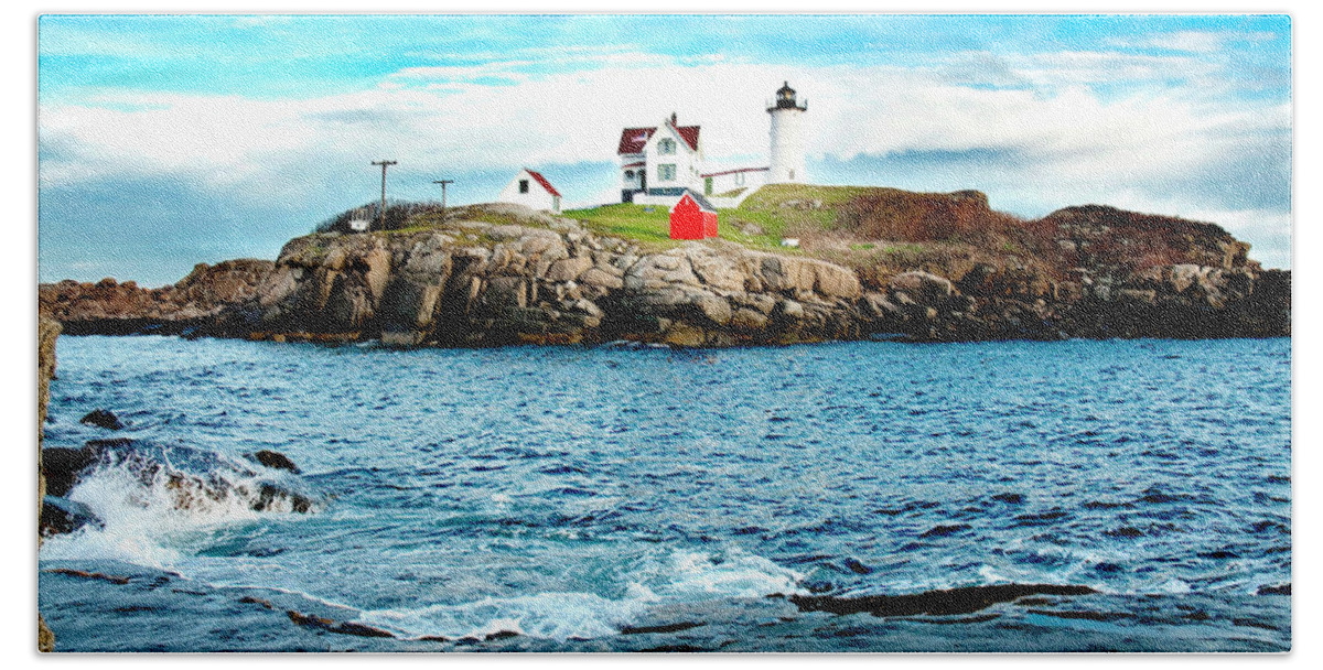 Lighthouse Beach Sheet featuring the photograph And Yet Another by Greg Fortier