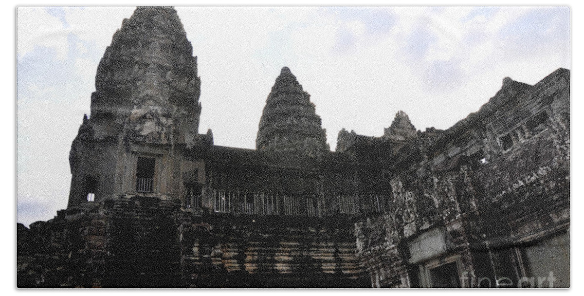 Angkor Wat Beach Sheet featuring the photograph Angkor Wat 7 by Andrew Dinh