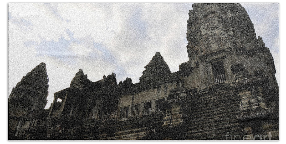 Angkor Wat Beach Sheet featuring the photograph Angkor Wat 8 by Andrew Dinh