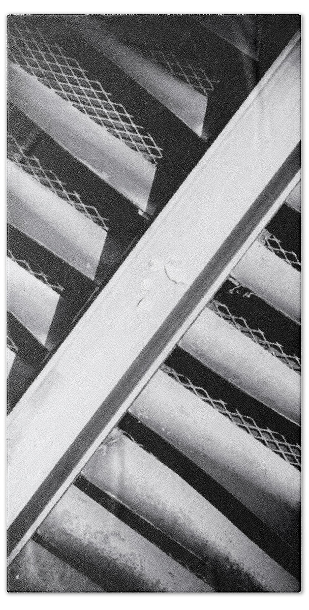 Diagonal Beach Towel featuring the photograph Angle of Venting II by John Williams