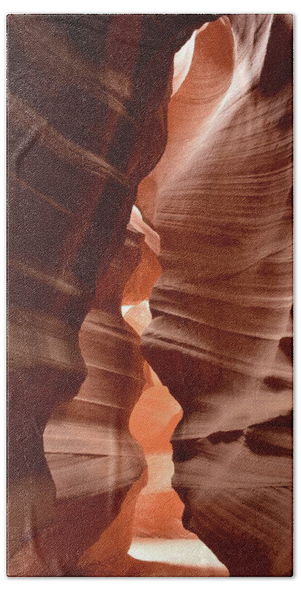 Antelope Canyon Beach Towel featuring the photograph Antelope Canyon by Carolyn Mickulas