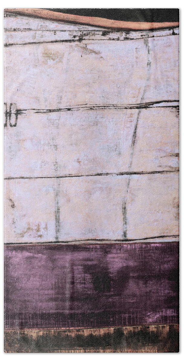Fine Art Prints Beach Towel featuring the painting Art Print Abstract 100 by Harry Gruenert