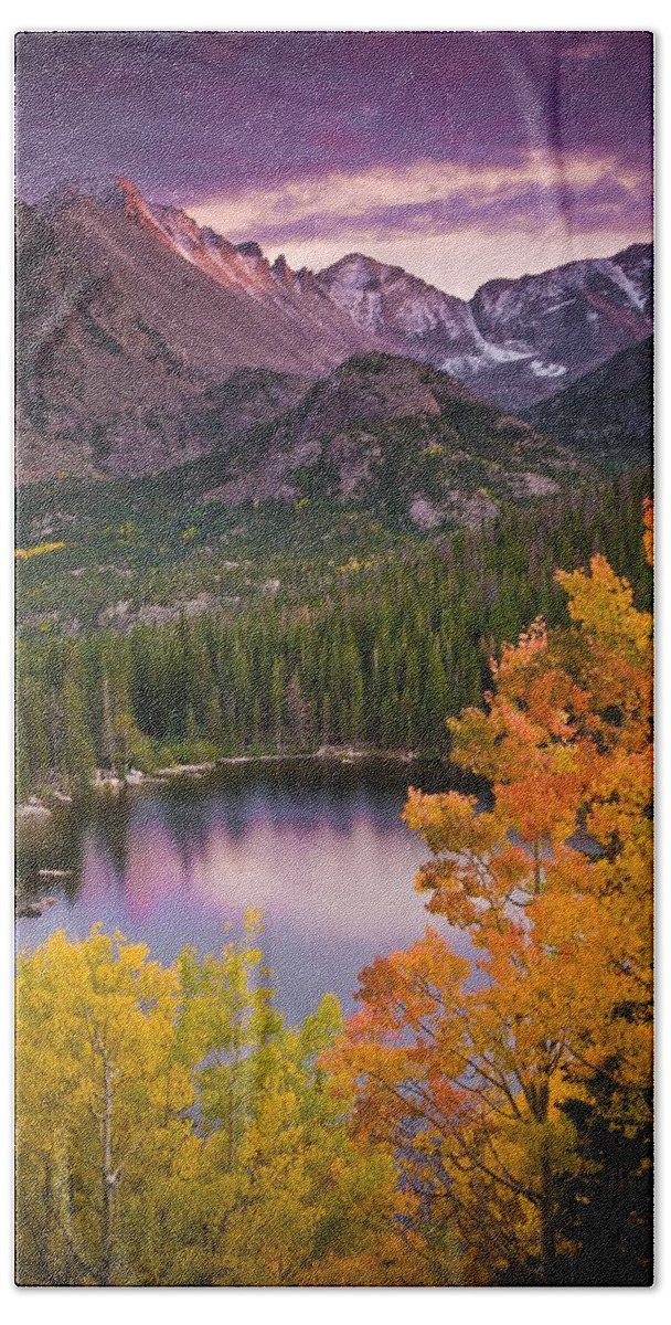 #faatoppicks Beach Towel featuring the photograph Aspen Sunset Over Bear Lake by Mike Berenson