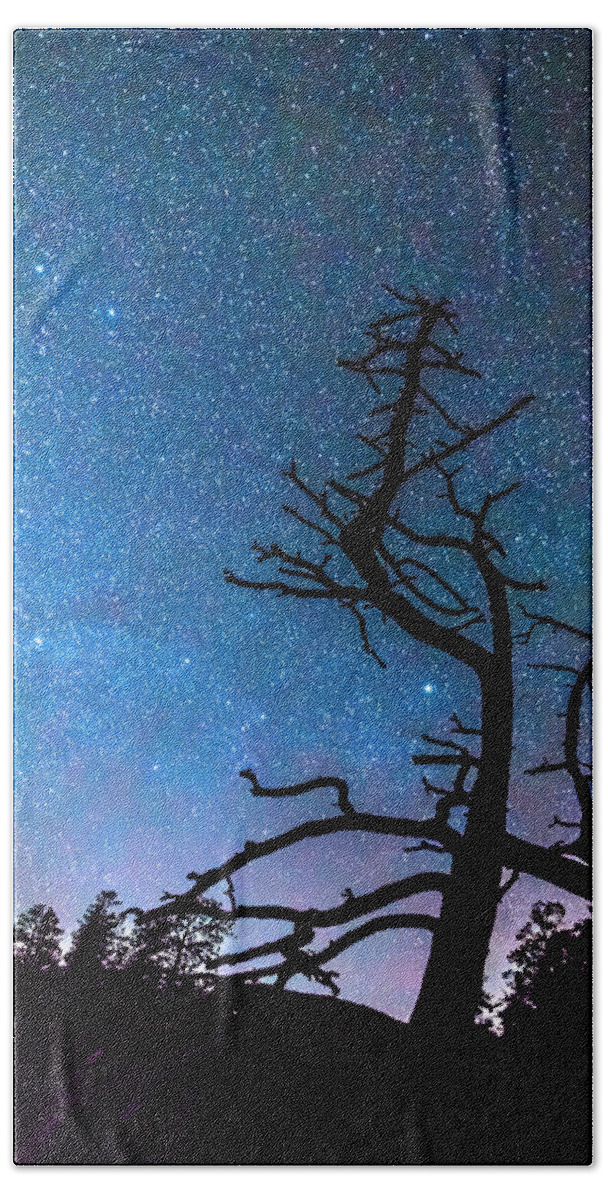 Sky Beach Towel featuring the photograph Astrophotography Night by James BO Insogna