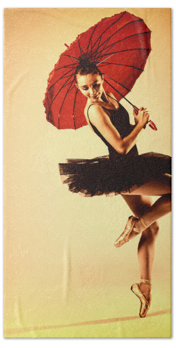 Ballet Beach Towel featuring the photograph Audrey Would by Monte Arnold