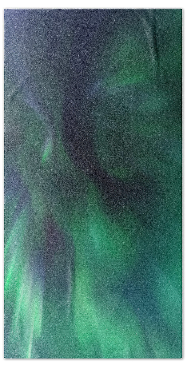 Aurora Borealis Beach Towel featuring the photograph Aurora Kaleidoscope by Dan Jurak