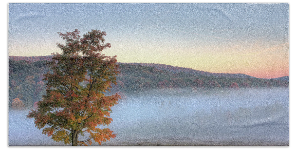 West Virginia Beach Towel featuring the photograph Autumn in Canaan Valley WV by Jack Nevitt