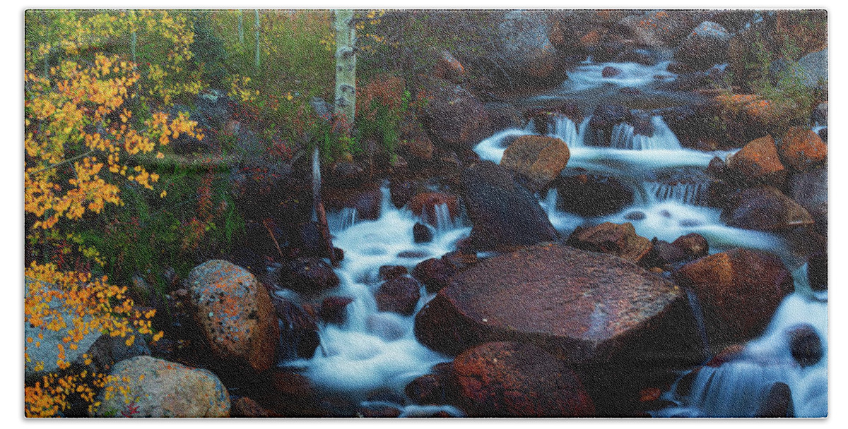 Autumn Beach Towel featuring the photograph Autumn In The Arapaho National Forest by John De Bord
