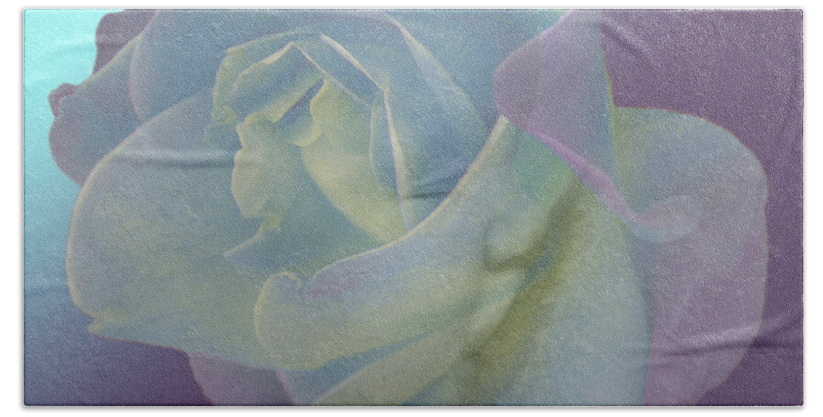 Fleurogeny Art Beach Towel featuring the digital art Baby Boy by Torie Tiffany
