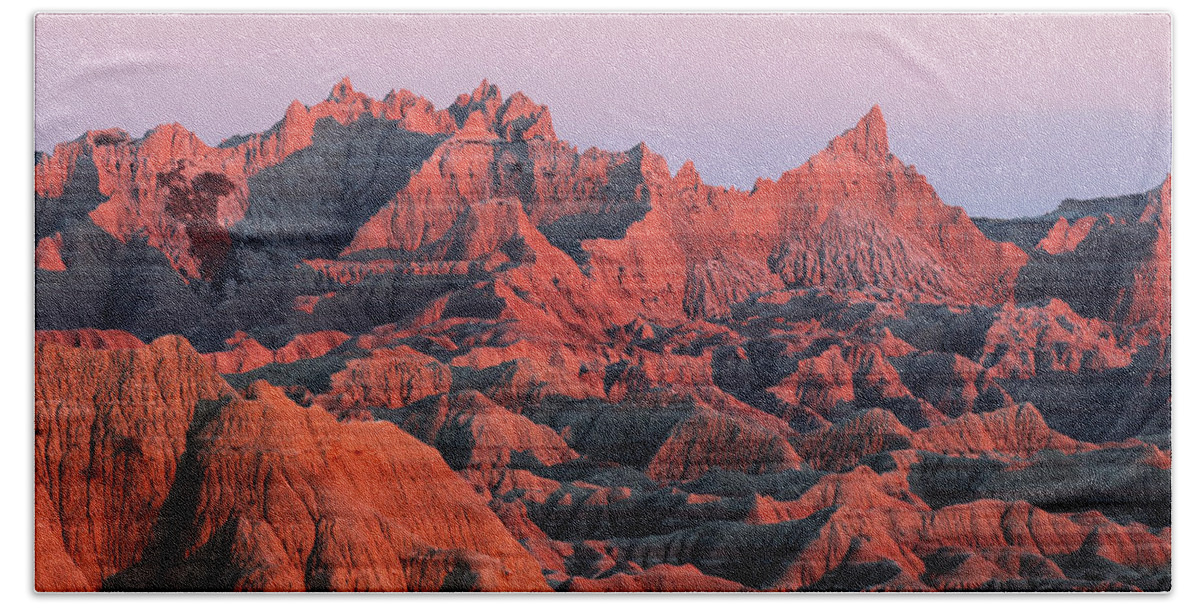 Bad Beach Sheet featuring the photograph Badlands Dreaming by Nicholas Blackwell