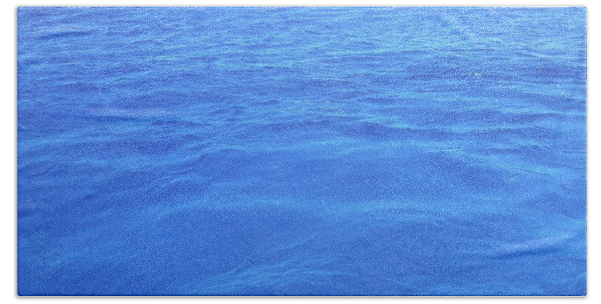 Ocean Beach Towel featuring the photograph Bahama Blue by Barbara Von Pagel
