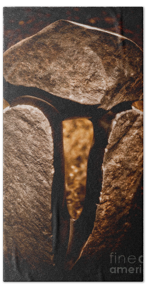Art Beach Towel featuring the photograph Balancing Rocks by Venetta Archer