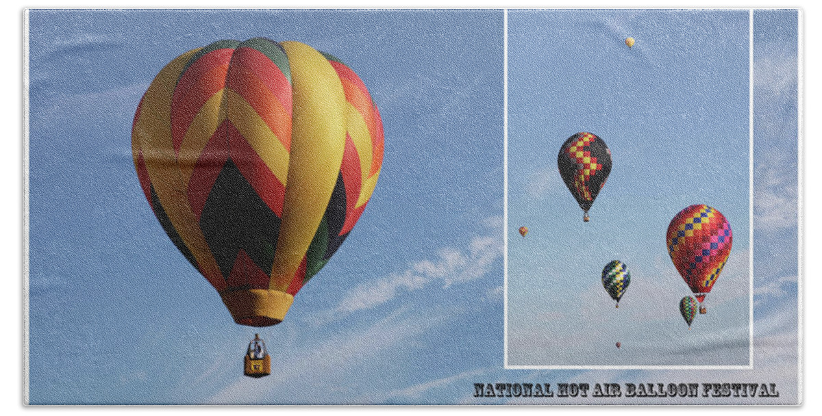 Iowa Beach Sheet featuring the photograph Balloon Festival Indianola, Iowa by Gary Gunderson