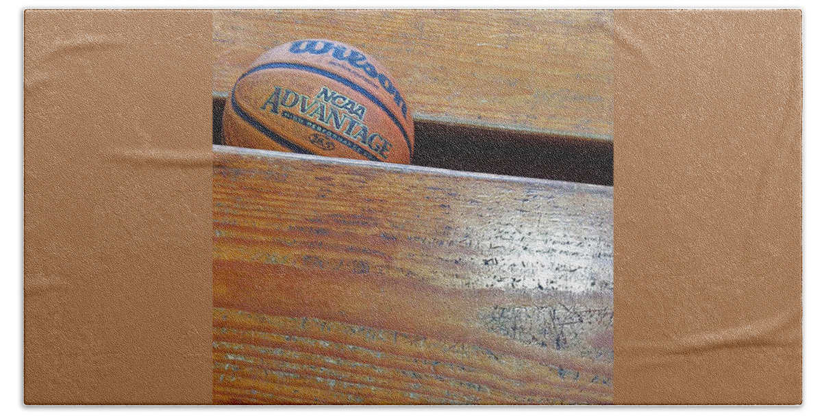 Basketball Beach Towel featuring the photograph Basketball by Lisa Cassinari