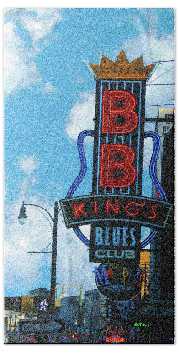  Blues Beach Towel featuring the photograph BB KIngs by Lizi Beard-Ward