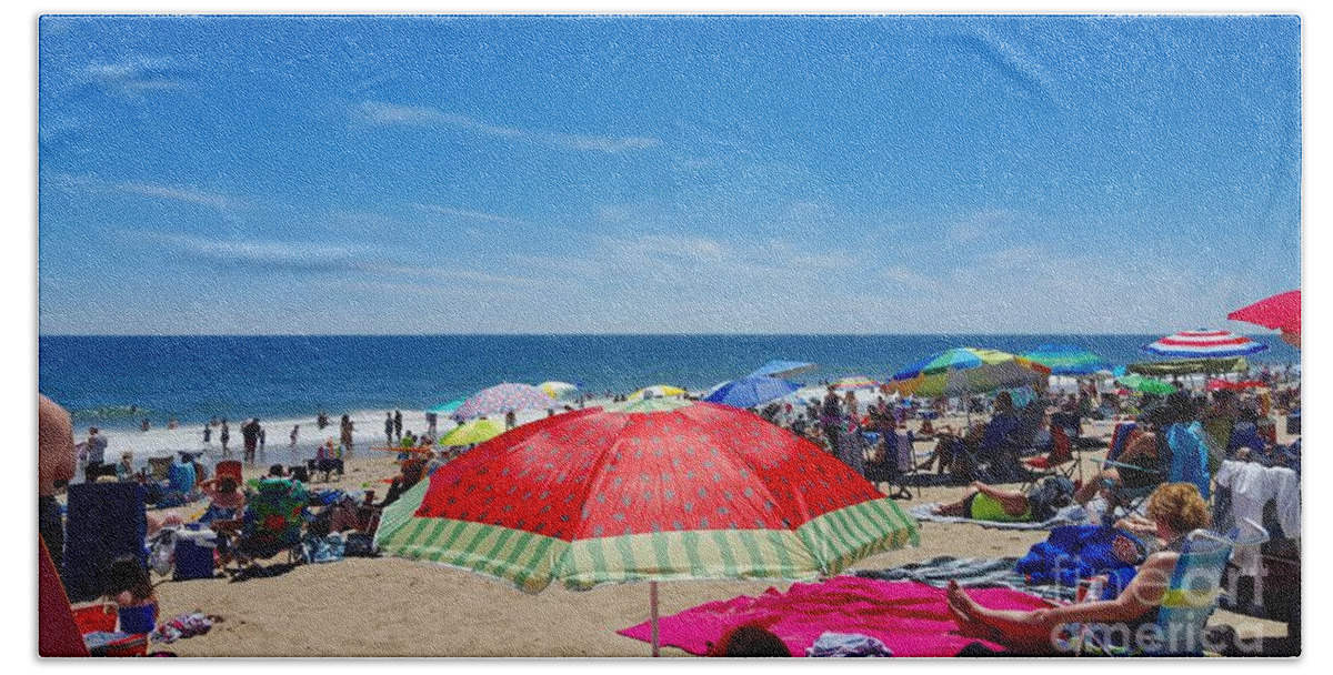 Beach Beach Towel featuring the photograph Beach Day by Dani McEvoy