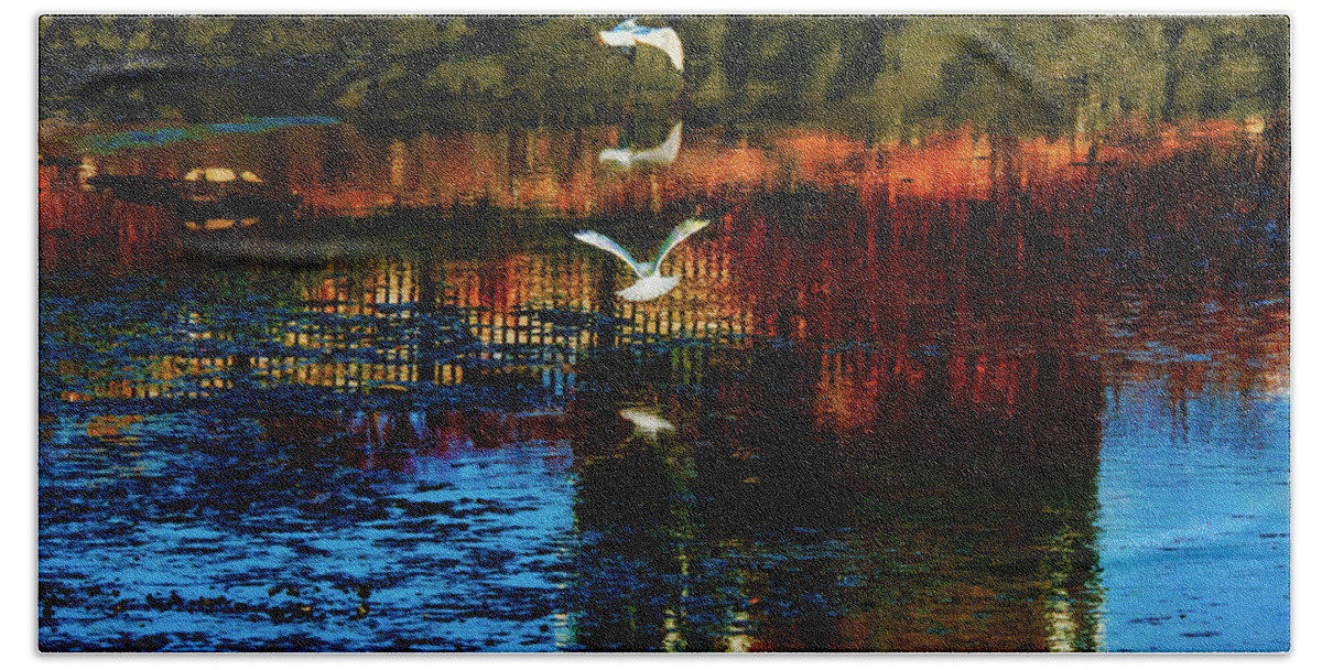 Gulls Beach Sheet featuring the photograph Beautiful II by Leon deVose