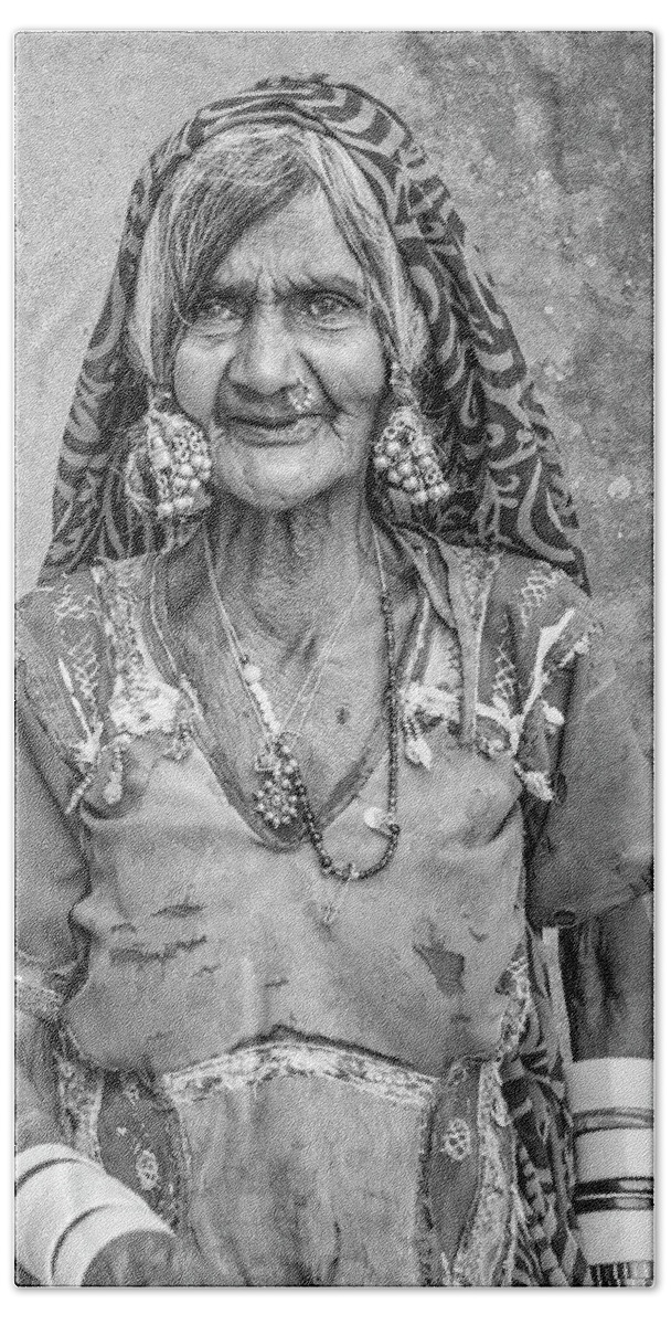 Asia Beach Sheet featuring the photograph Beauty before age. by Usha Peddamatham