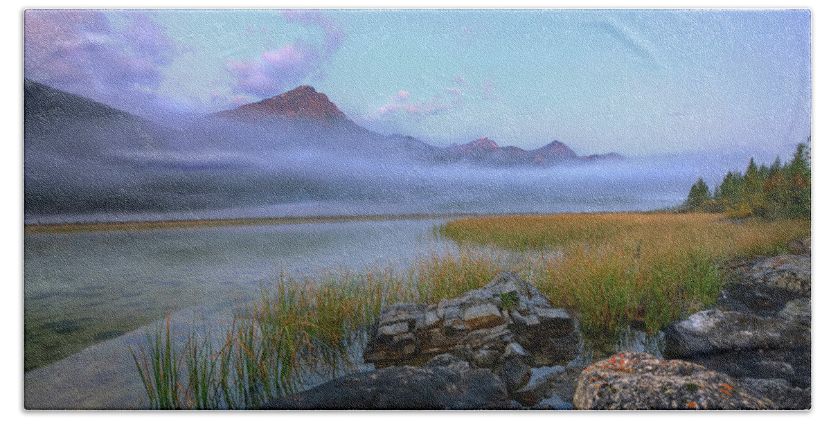 Jasper Beach Sheet featuring the photograph Beauty Creek Dawn by Dan Jurak