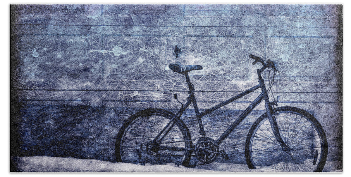 Bicycle Beach Sheet featuring the photograph Bicycle by Evelina Kremsdorf