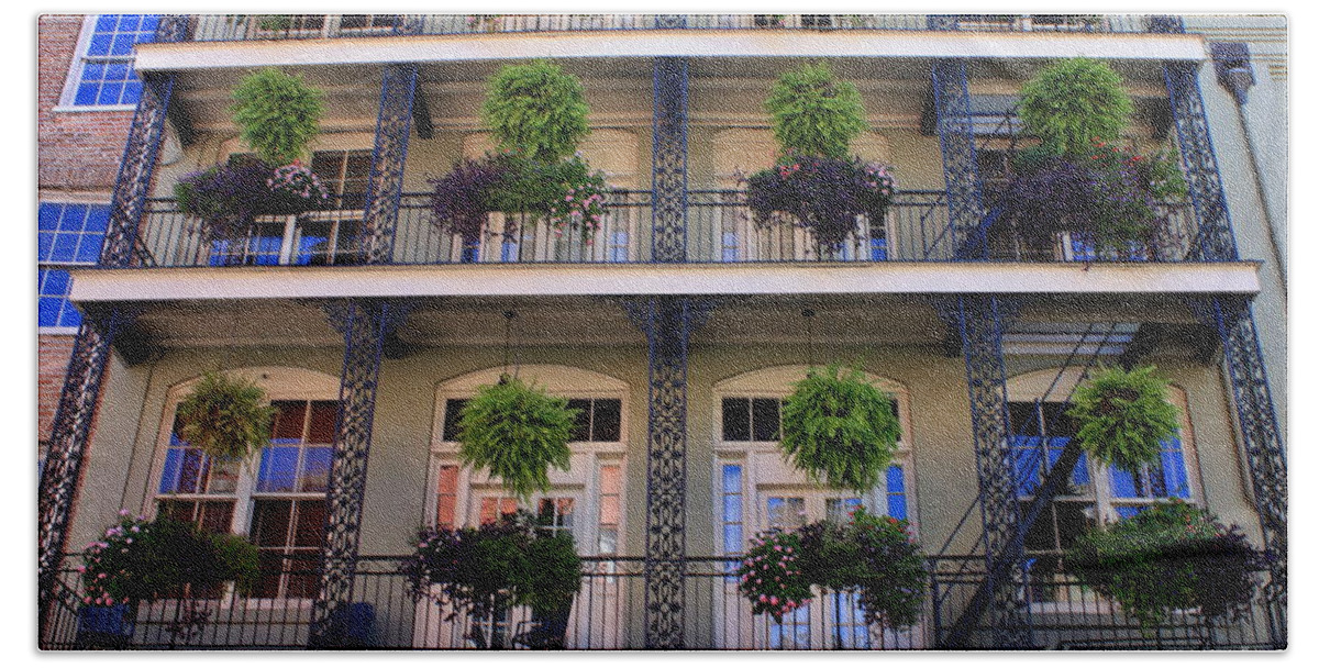 New Orleans Beach Towel featuring the photograph Bienville by Carol Groenen