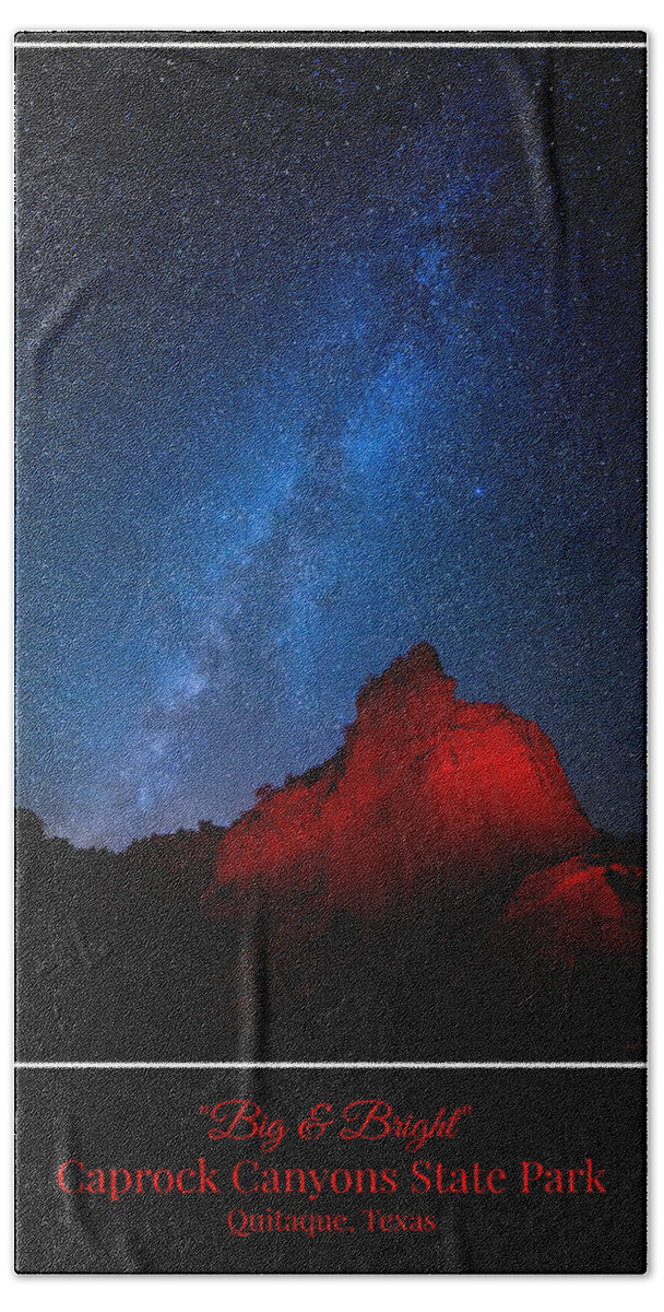 Texas Beach Sheet featuring the photograph Big and Bright - Caprock Canyons by Stephen Stookey