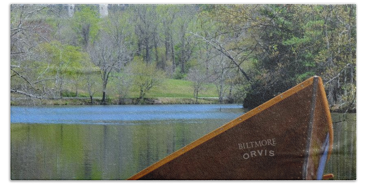 A Grand House Beach Towel featuring the photograph Biltmore by Chuck Brown