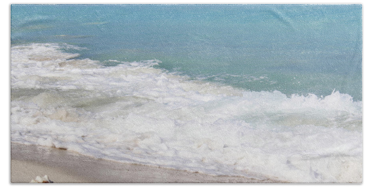 Wave Beach Sheet featuring the photograph Bimini Wave Sequence 6 by Samantha Delory