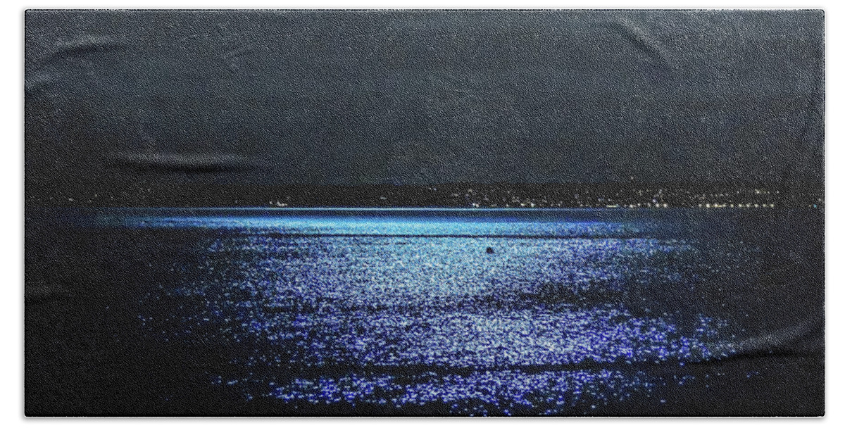 Moonlight Beach Towel featuring the photograph Blue Velvet by Glenn Feron