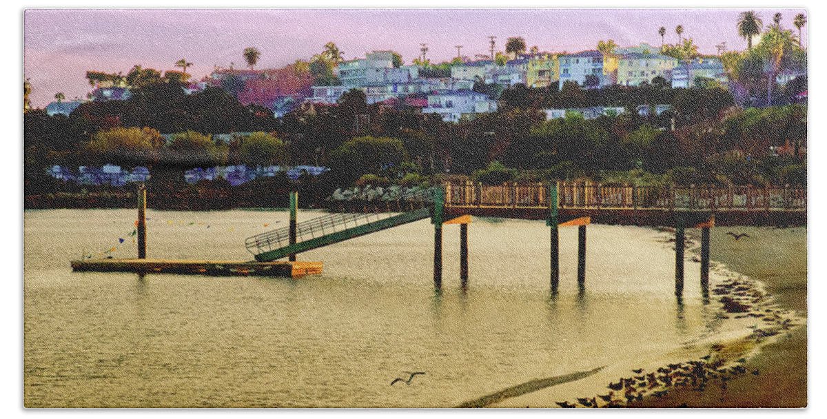 Ramp Beach Sheet featuring the photograph Boat Launch Ramp by Joseph Hollingsworth