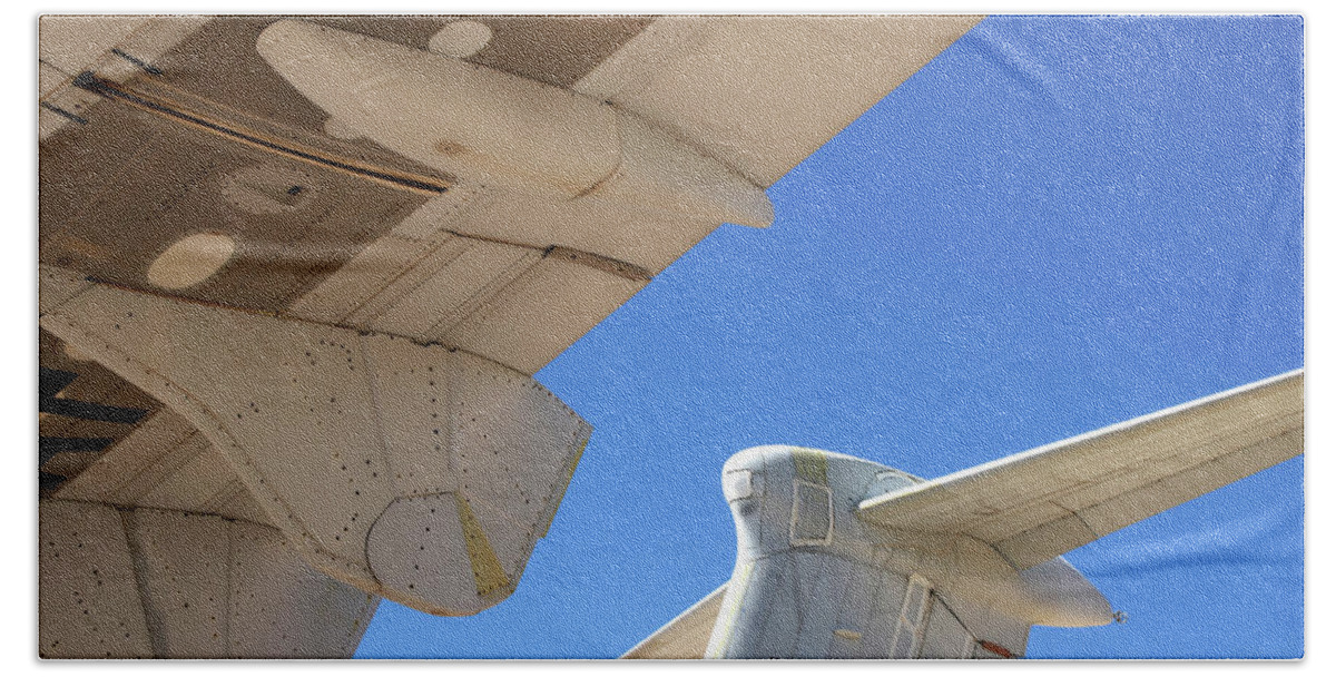 Plane Beach Towel featuring the photograph Boeing YC-14 #67 by Raymond Magnani