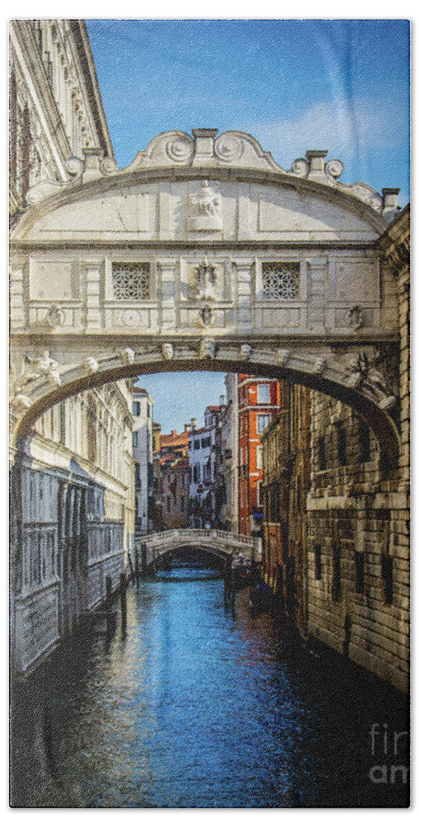 Bridge Of Sighs Beach Towel featuring the photograph Bridge of Sighs by Perry Webster