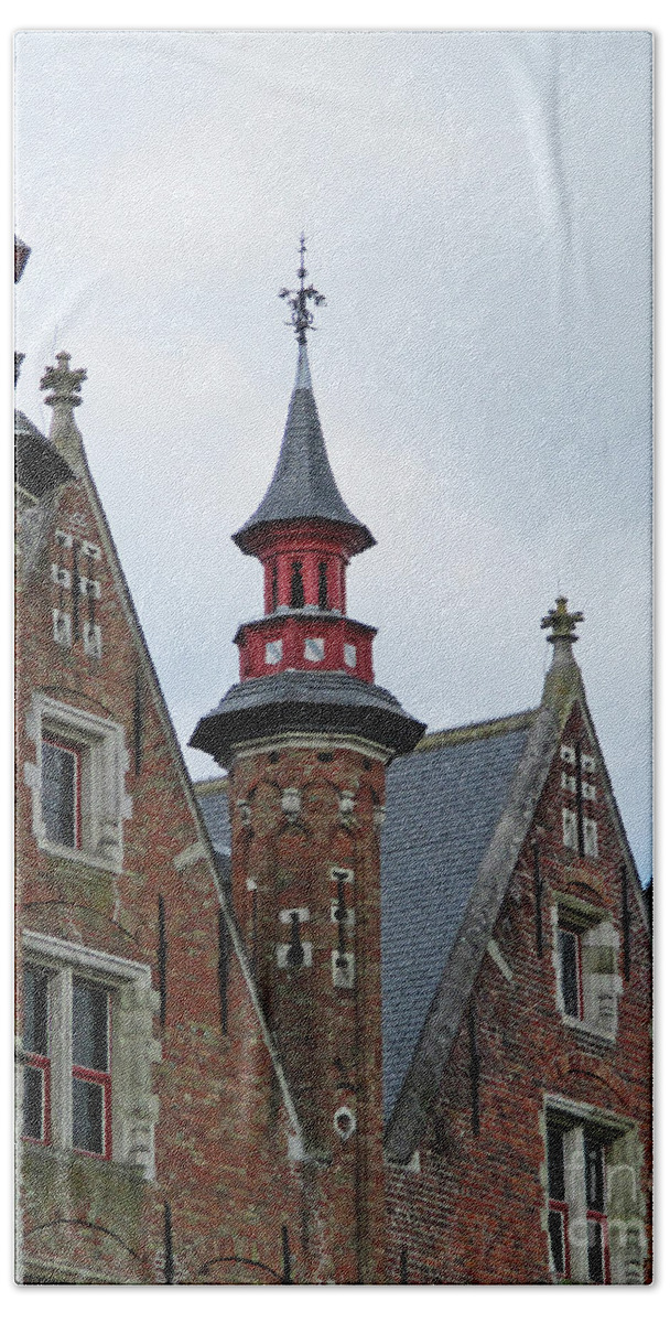 Bruges Beach Towel featuring the photograph Bruges 54 by Randall Weidner