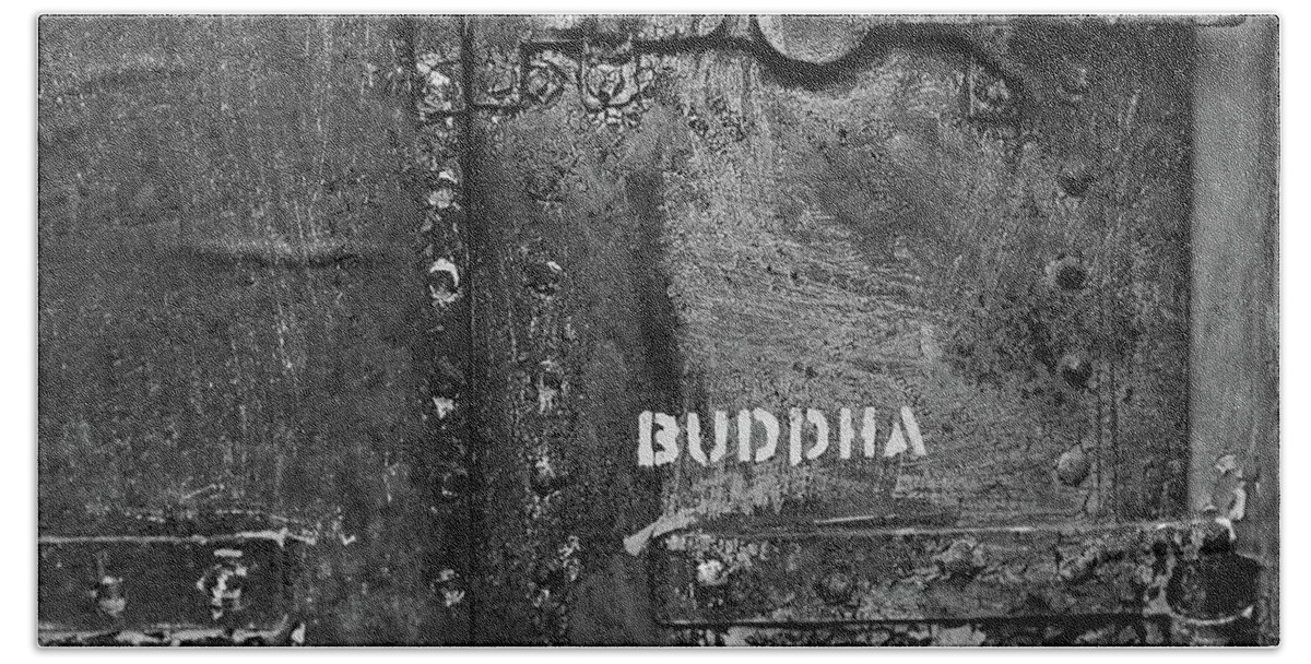 Beach Sheet featuring the photograph Buddha by Laurie Stewart